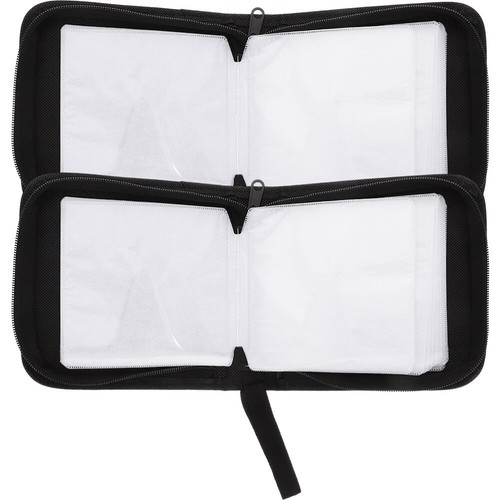 2 Pcs Custodia Per CD Viaggiare Borsa Dischi Portatile Con Cerniera - Afbeelding 8 van 12