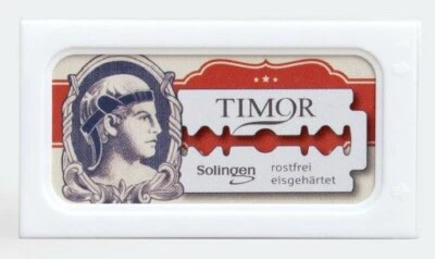TIMOR G&F GIESEN & FORSTHOFF SOLINGEN TIMOR Solingen Rasierklingen für Rasierhobel & Shavette ROSTFREI made in Germany