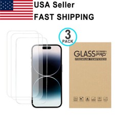 3 PIEZAS Vidrio Templado iPhone 6 6S 7 8 7+ 8+ SE XR XS MAX 11 12 13 14 15 Pro Max