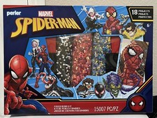 Marvel Spider Man Fused Bead Kit With 18 Projects, Multicolor, 15007 Pieces 