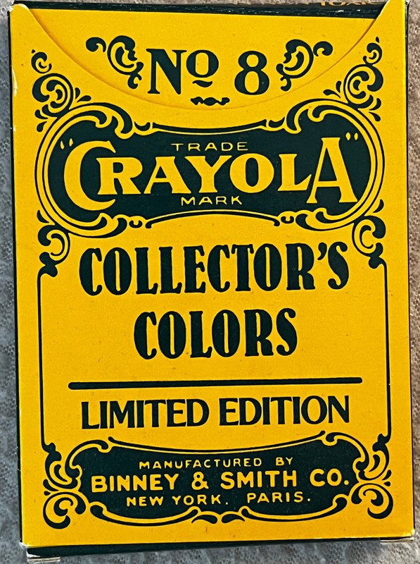 Crayola Collectors No. 8 Colors Limited Edition 8 Retired Crayon 1991