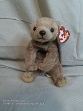Ty Beanie Baby Pecan Brown Bear - Collectible Stuffed Animal Toy