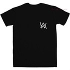 Alan Walker Logo Black T shirt AW Walkers Music