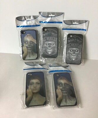 4G/4S HIGH DEFINITION PHONE CASE SET OF 5