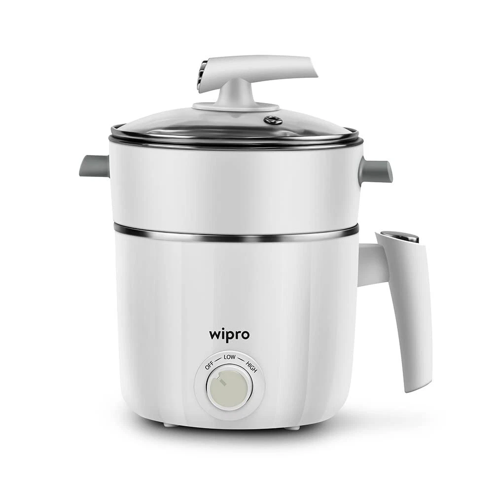 Wipro Vesta 1.2 Litre Multicooker Kettle ,‎‎ VE011120, 600 W, Color - White,