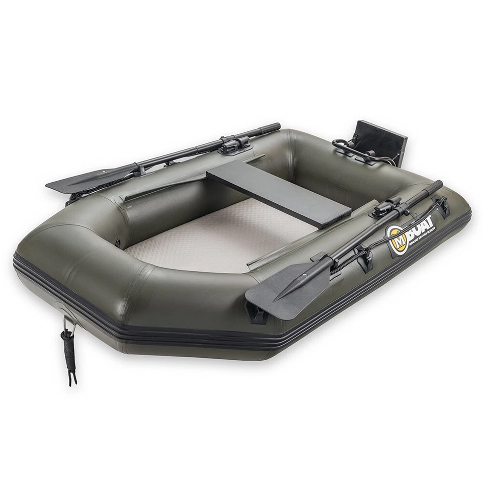 Schlauchboot mit Luftboden grün Mivardi Angelboot 180 cm Paddelboot Anglerboot - Bild 3 von 4