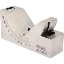 SPI 91-316-0 Adjustable 0 to 60° Angle Block: 3-3/4" L x 1-3/16" W x 2" H