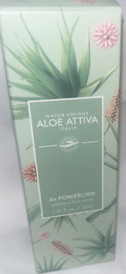 Natur Unique - Aloe Attiva - 4x Powerlixir - 1.01 Oz New In Box
