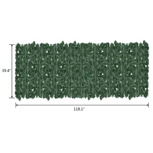 118" x 39" Artificial Ivy Privacy Fence Screen Garden Hedges Faux Ivy Vine Panel - Picture 10 of 12