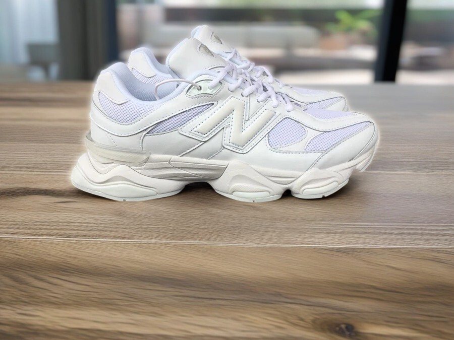 Size 9 - New Balance 9060 Triple White for sale online | eBay