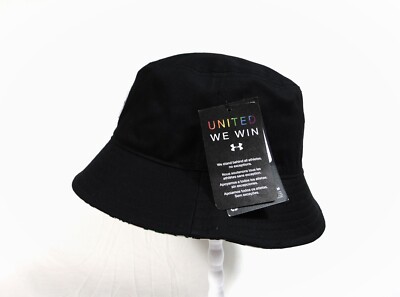 Under Armour United Rainbow Pride Black Golf Bucket Hat Sz M  display picture 1