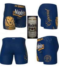 SWAG CERVEZA MODELO ESPECIAL MEN'S BOXER BRIEFS IN A CAN. LARGE
