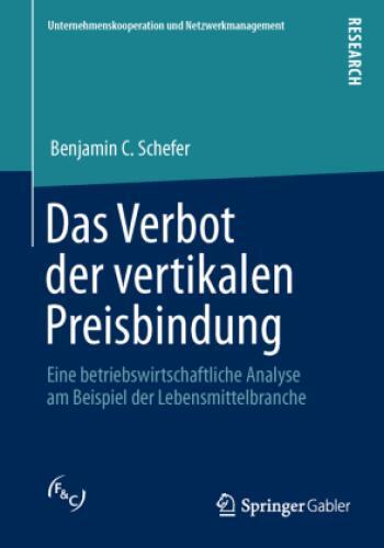 Thumbnail - Das Verbot Der Vertikalen Preisbindung Eine Betriebswirtschaftliche