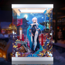 Pyłoszczelny akrylowy wyświetlacz LED Light Case do Alter Azur Lane HMS Belfast Zabawka