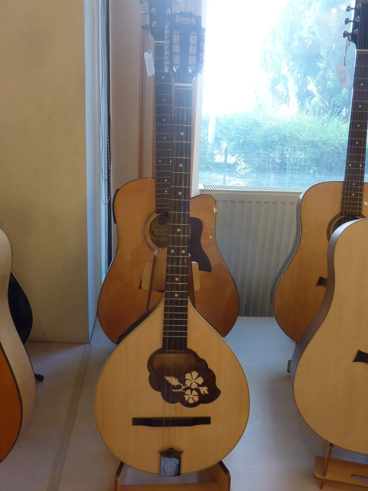 Irish Bouzouki with EQ (Electro Acoustic), made in Romania by Hora, solid wood - Image 3 of 4