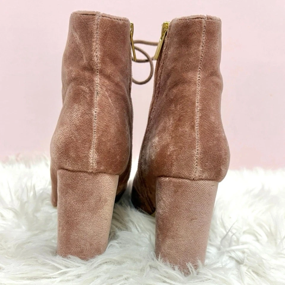 Бархатные сапоги Joie Lakia светло-лиловые размер 37,5 - Изображение 4 из 4