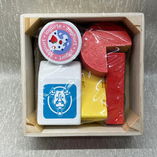 Melissa  Doug Kids Food Groups Wooden Play Set DAIRY Yogurt, Cheese, Butter