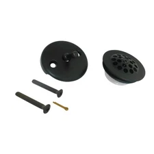 DTL5305A0 Grid Tub Drain Kit, Matte Black