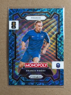 2026 Panini Monopoly Prizm FWC 8 Franck Ribery Four Corners Blue