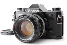 MINT Canon AE-1 35mm Film Camera black FD 50mm f1.4 S.S.C. SSC Lens From Japan