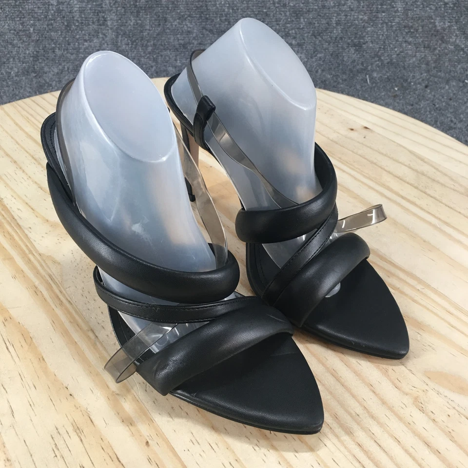 NUEVO Jessica Simpson Tacones Mujer 7.5 M Krissta Punta Stiletto Slingback Negro Foto 3 de 4