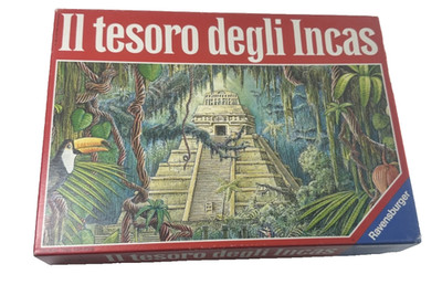 DER SCHATZ DER INKA BOX SPIEL RAVENSBURGER VINTAGE 1987 KOMPLETT 100%