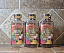 Bath  Body Works Brightest Bloom Body Wash Shower Gel LOT Of 3 NEW