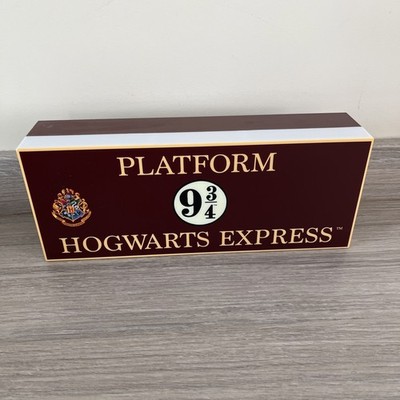 Harry Potter - Bahnsteig 9 3/4 - Hogwarts Express - Logo Schreibtisch Leuchtbox