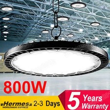 UFO LED High Bay Light Workshop Garage Lights 800W Industrial Warehouse Lamp