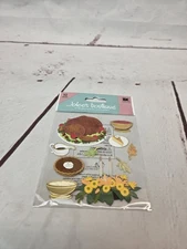 EK Success Jolee's Boutique Dimensional Stickers Thanksgiving Feast SPJB110 NEW
