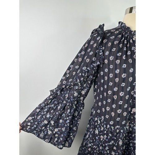 Ulla Johnson Essie Layered Cottage core Floral Long sleeve Dress Size 6 - Picture 5 of 12