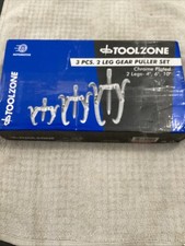 Toolzone 3 Pce 2 Leg Gear Puller Set,4”,6”,10”.