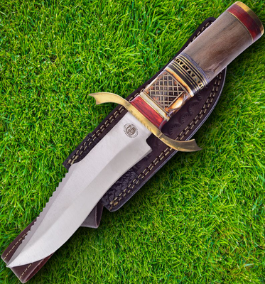 Frost Cutlery Falcon Fixed Knife 7 Stainless Steel Blade Walnut