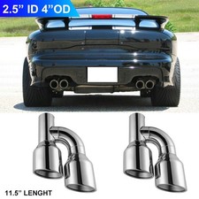 2pcs For Camaro Firebird Trans Am Dual 2.5 Quad Stainless Steel Exhaust Tips 2pcs For Camaro Firebird Trans Am Dual 2.5 Quad Stainless Steel Exhaust Tips