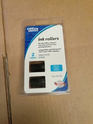 Office Depot Brand Ink Rollers For Monarch 1131/1136 Pricemarkers, Pack Of 2