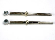 Traxxas 1/10 Rustler XL-5 * TWO 54MM TRUCK TURNBUCKLES * 1937