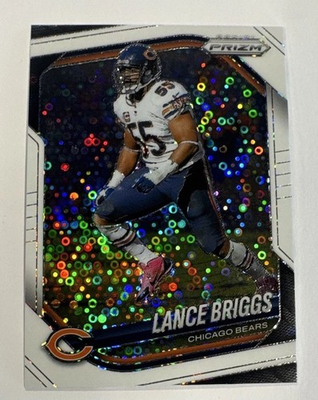 #ad LANCE BRIGGS ‘White Disco’ 25’ Panini Prizm #257 Chicago Bears Football $4.55