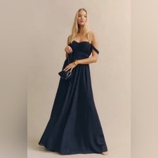 NWT Reformation Navy Jayde Dress Size 4 Wedding Guest Formal