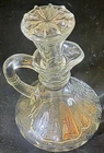 Vintage Anchor Hocking Clear Glass Vinegar Oil Cruet With Glass Stopper Only
