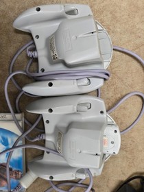 Sega Dream Cast Parts Lot Controllers console and game