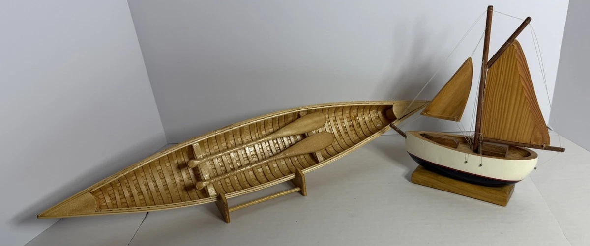 单桅帆船古董模型船| eBay