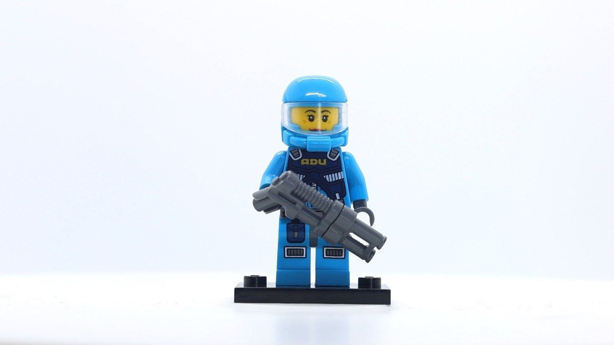 LEGO Alien Conquest ADU Trooper Minifigure (Helmet & Heavy Blaster