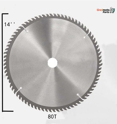 14'' 355mm Premium Carbide Circular Saw Blade 80T  Wood Cutting Disc Wood