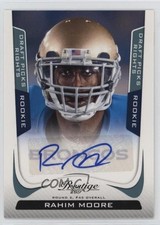 2011 Prestige Rookie Draft Picks Rights Signatures 90/99 Rahim Moore Auto 10yb