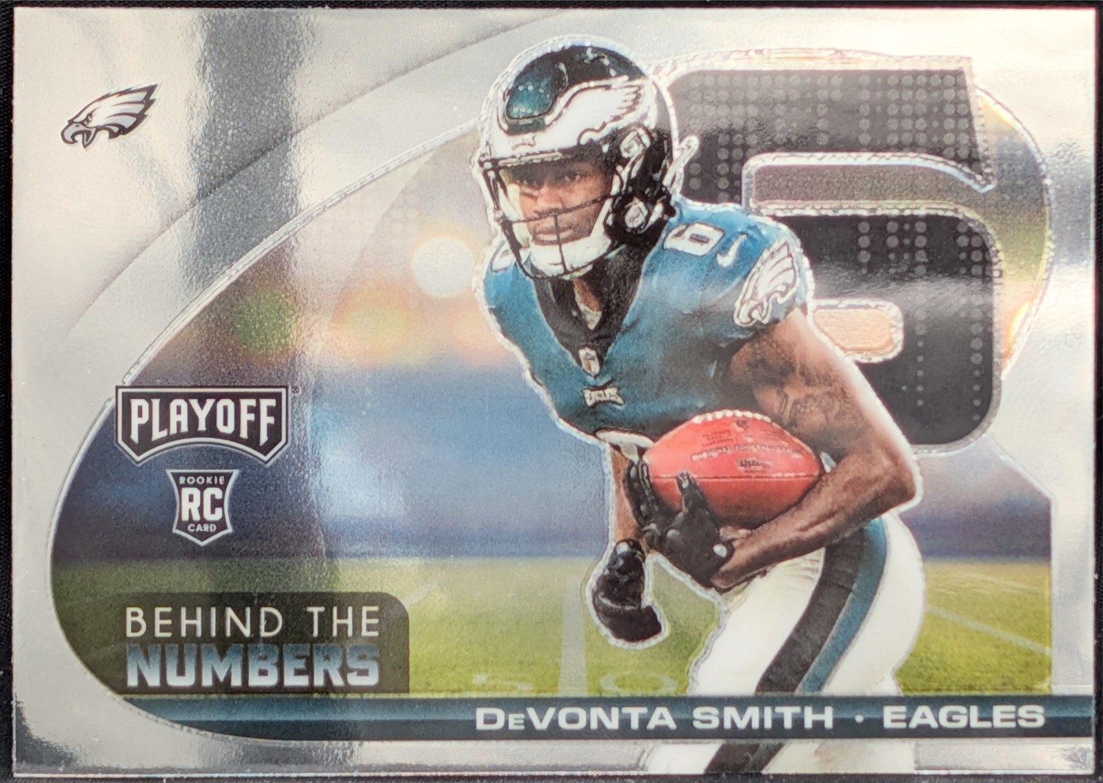 2021 Panini Playoff Behind the Numbers #BTN-DSM DeVonta Smith