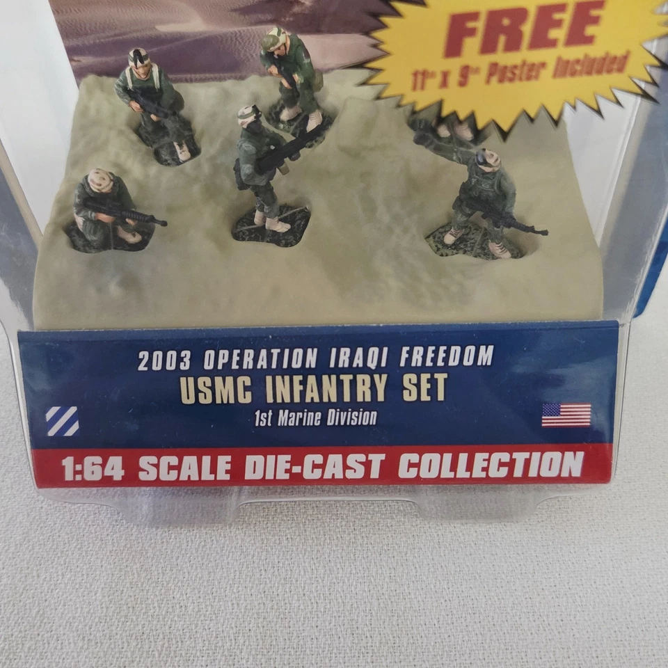 Corgi US95103 Tactical Strike - USMC Infantry 1st Marine 6 figures - Image 3 of 4