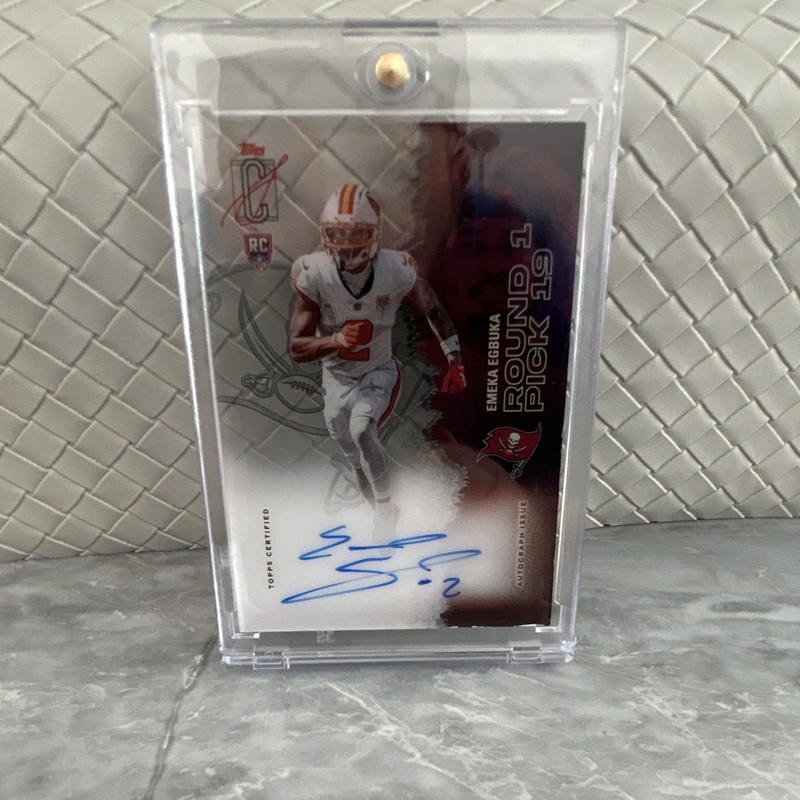Topps Signature Class Emeka Egbuka Rookie Class Crystal Clear Auto RCCL-EE