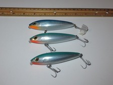 Lot of 3 Rapala Skitter Walk SW11 Topwater Lures GREEN BLUE