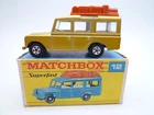 VINTAGE MATCHBOX SUPERFAST No.12c LAND ROVER SAFARI IN ORIGINAL BOX 1970