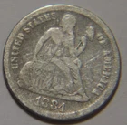 New Listing1884 Seated Liberty Dime 10C Cents Coin Silver